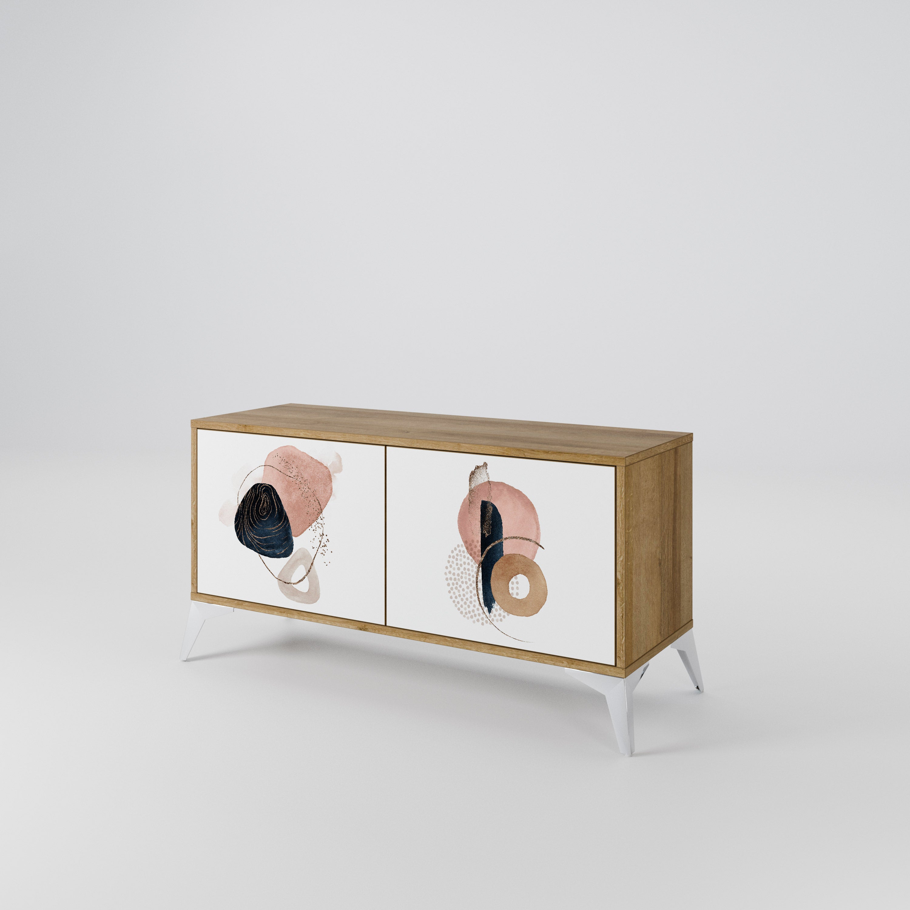 COLORFUL SHAPES Mueble de TV Compacto de 2 puertas