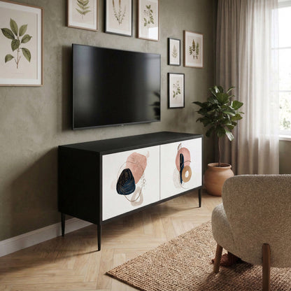 COLORFUL SHAPES Mueble de TV Compacto de 2 puertas