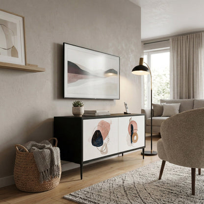 COLORFUL SHAPES Mueble de TV Compacto de 2 puertas