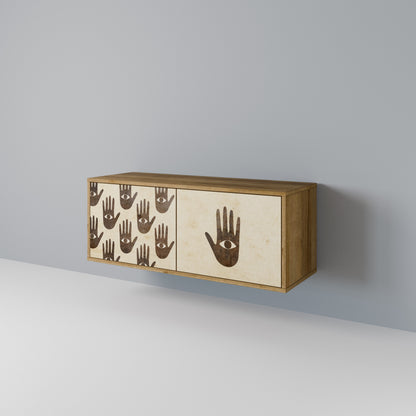 SEE MORE Compact 2-Door TV Cabinet