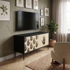 SEE MORE Mueble de TV Compacto de 2 puertas