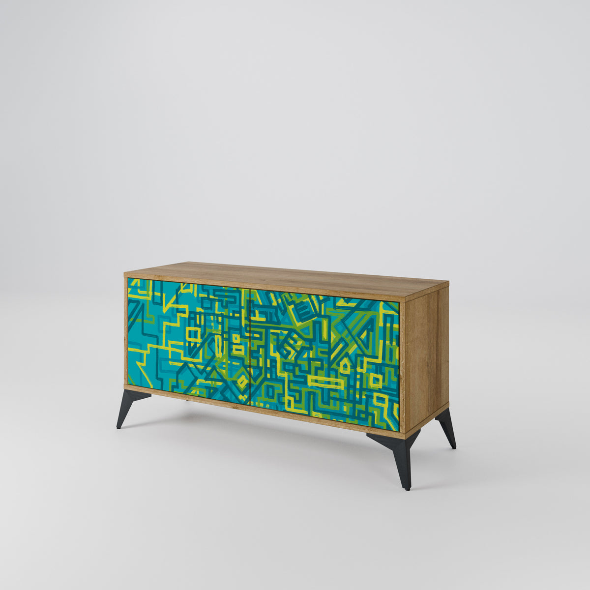 NOSTALGIC MEMORIES Mueble de TV Compacto de 2 puertas