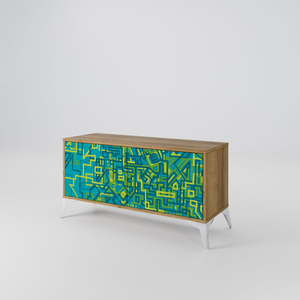 NOSTALGIC MEMORIES Mueble de TV Compacto de 2 puertas