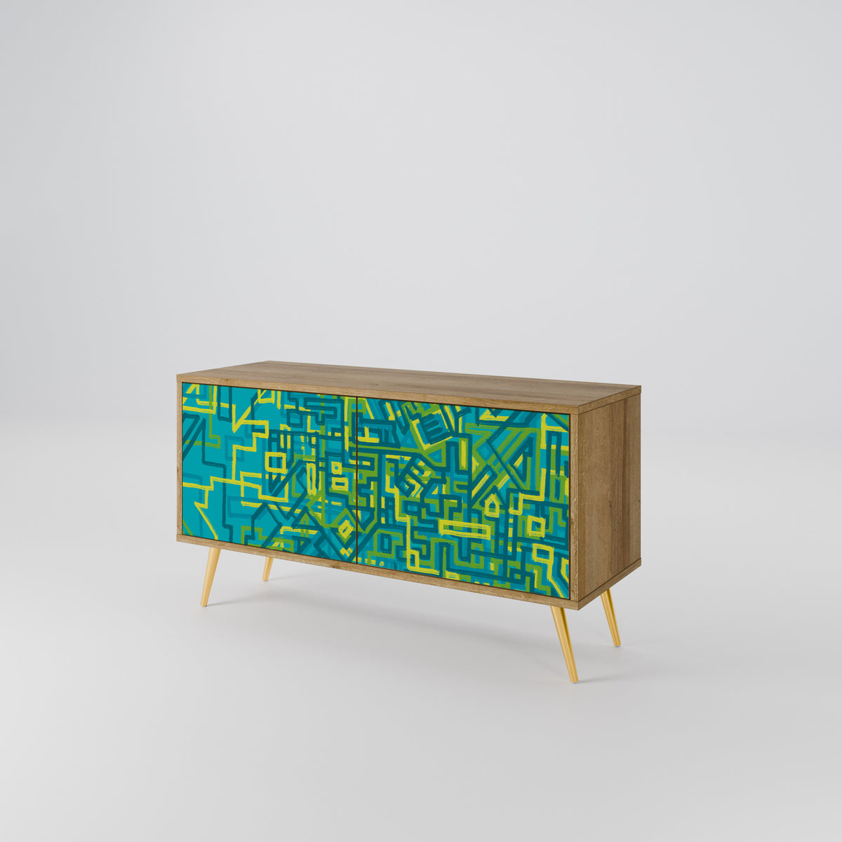 NOSTALGIC MEMORIES Mueble de TV Compacto de 2 puertas