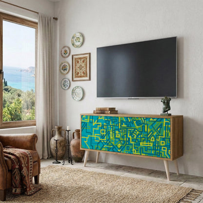 NOSTALGIC MEMORIES Mueble de TV Compacto de 2 puertas