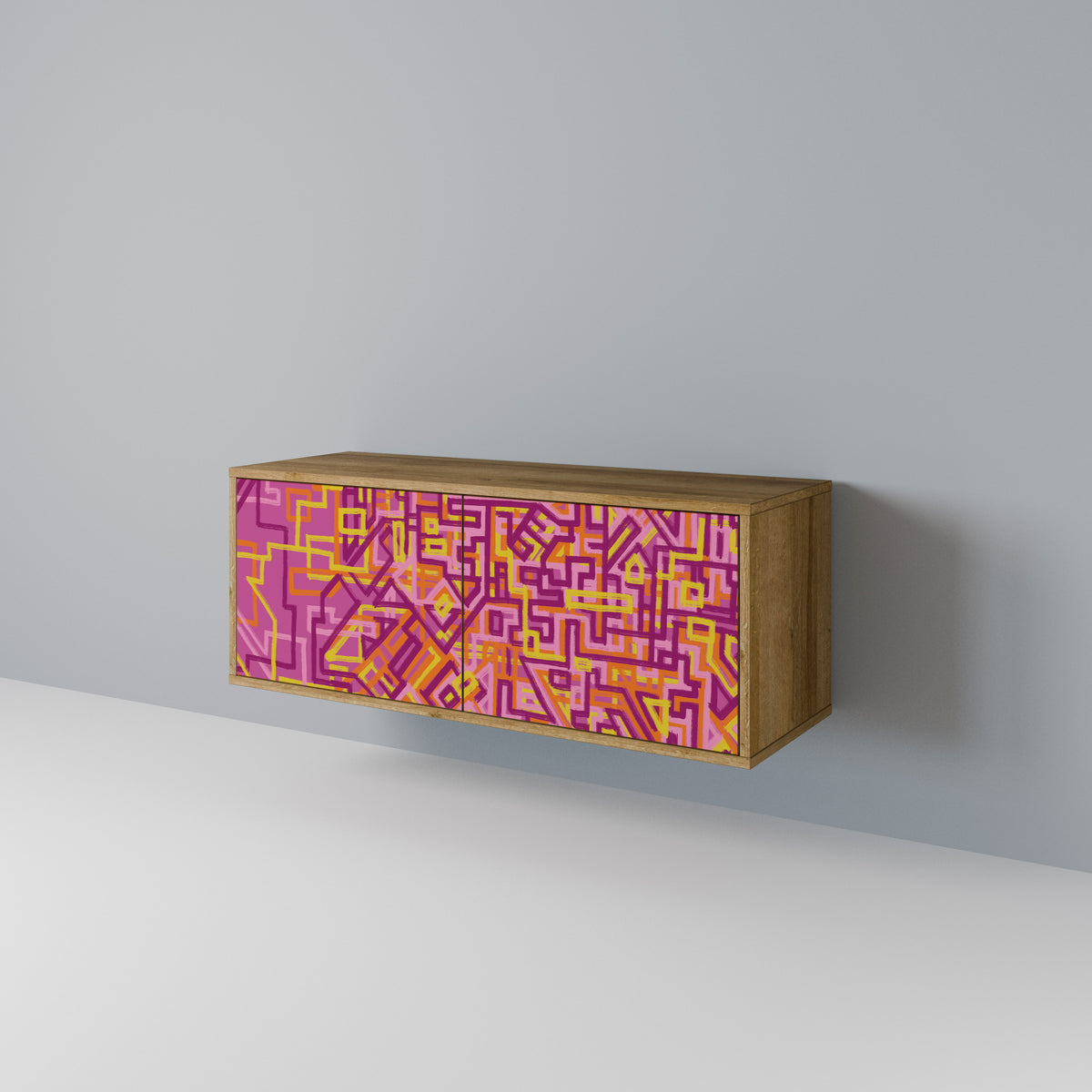 LOVELY MEMORIES Mueble de TV Compacto de 2 puertas