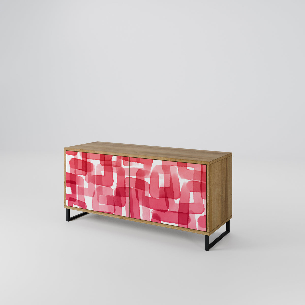 KALEIDOSCOPIC CUBISM Mueble de TV Compacto de 2 puertas