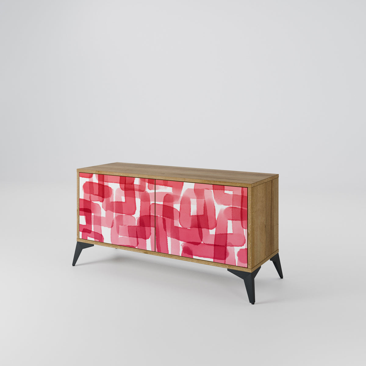 KALEIDOSCOPIC CUBISM Mueble de TV Compacto de 2 puertas