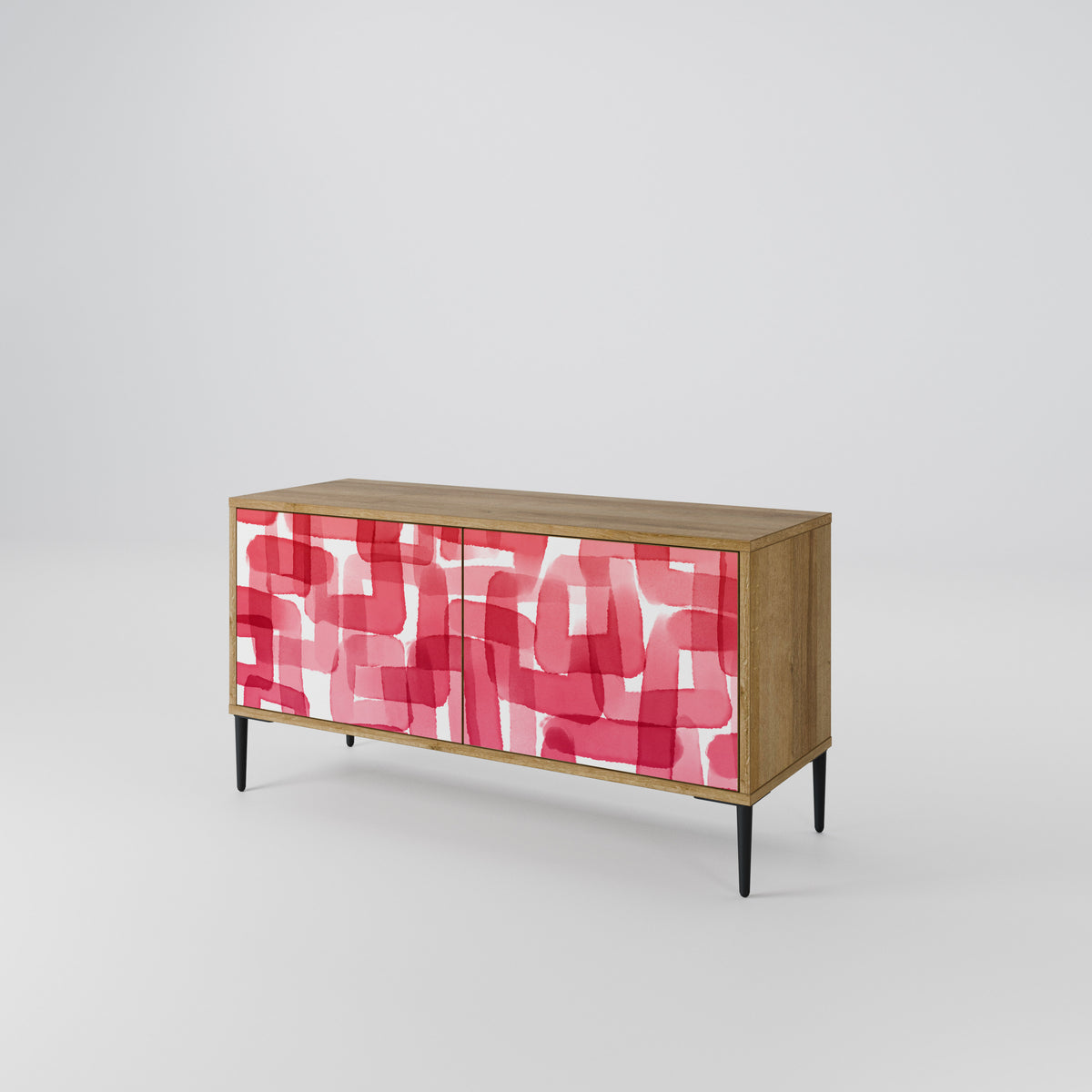 KALEIDOSCOPIC CUBISM Mueble de TV Compacto de 2 puertas