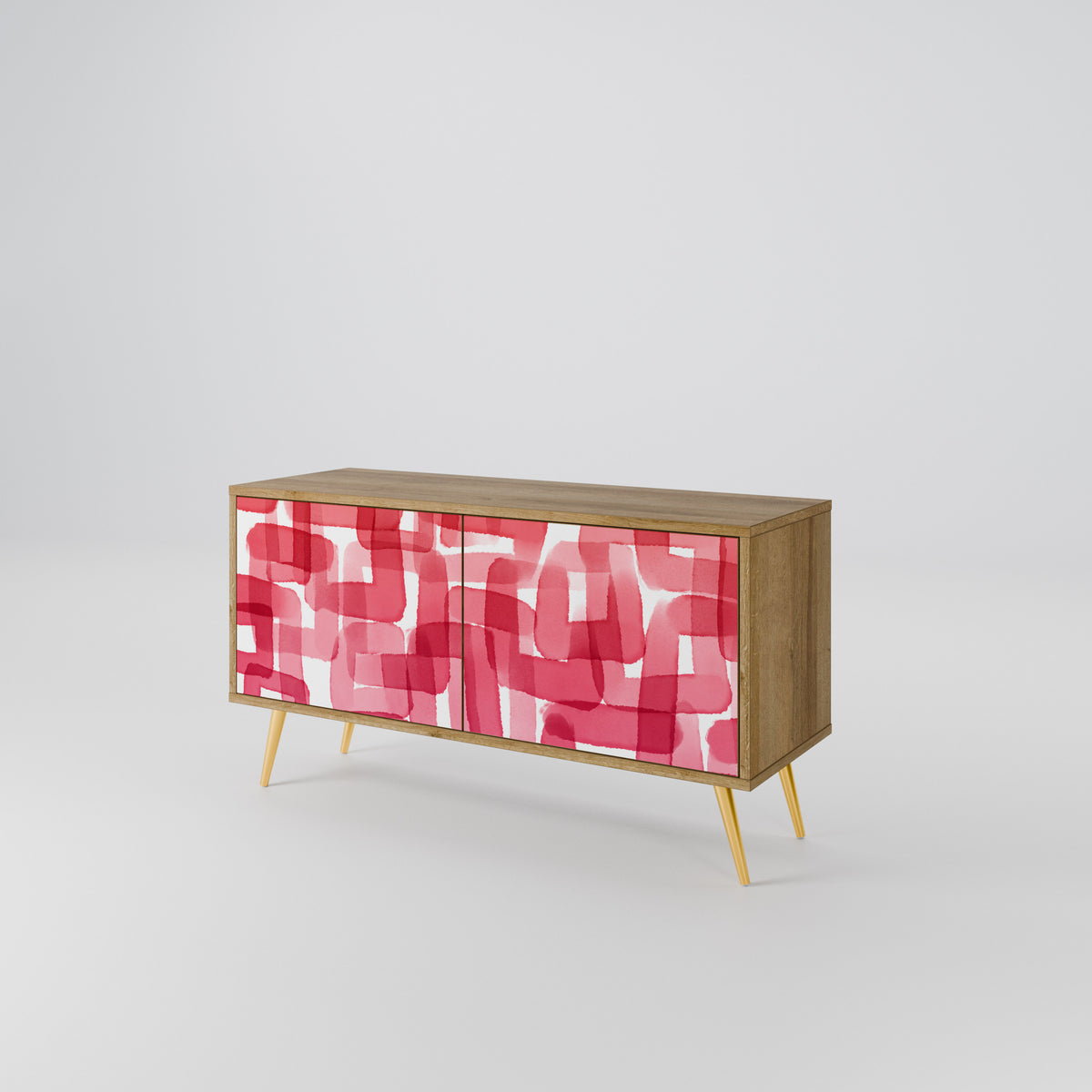 KALEIDOSCOPIC CUBISM Mueble de TV Compacto de 2 puertas