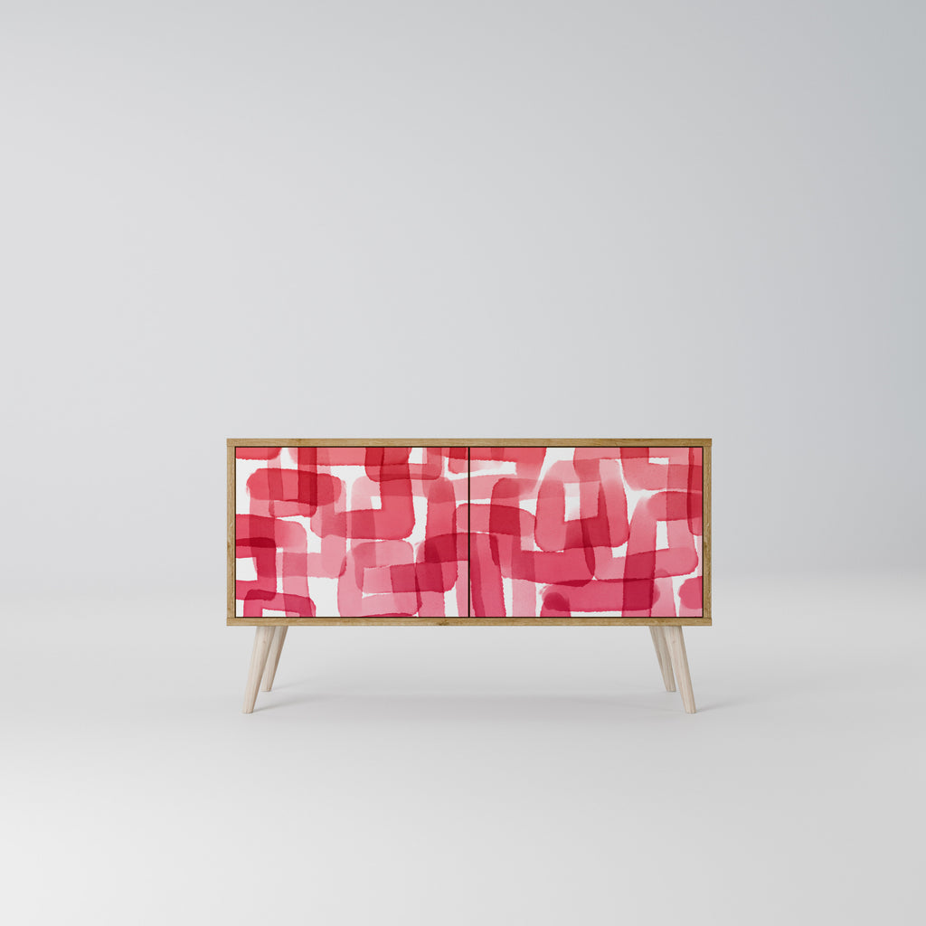 KALEIDOSCOPIC CUBISM Mueble de TV Compacto de 2 puertas