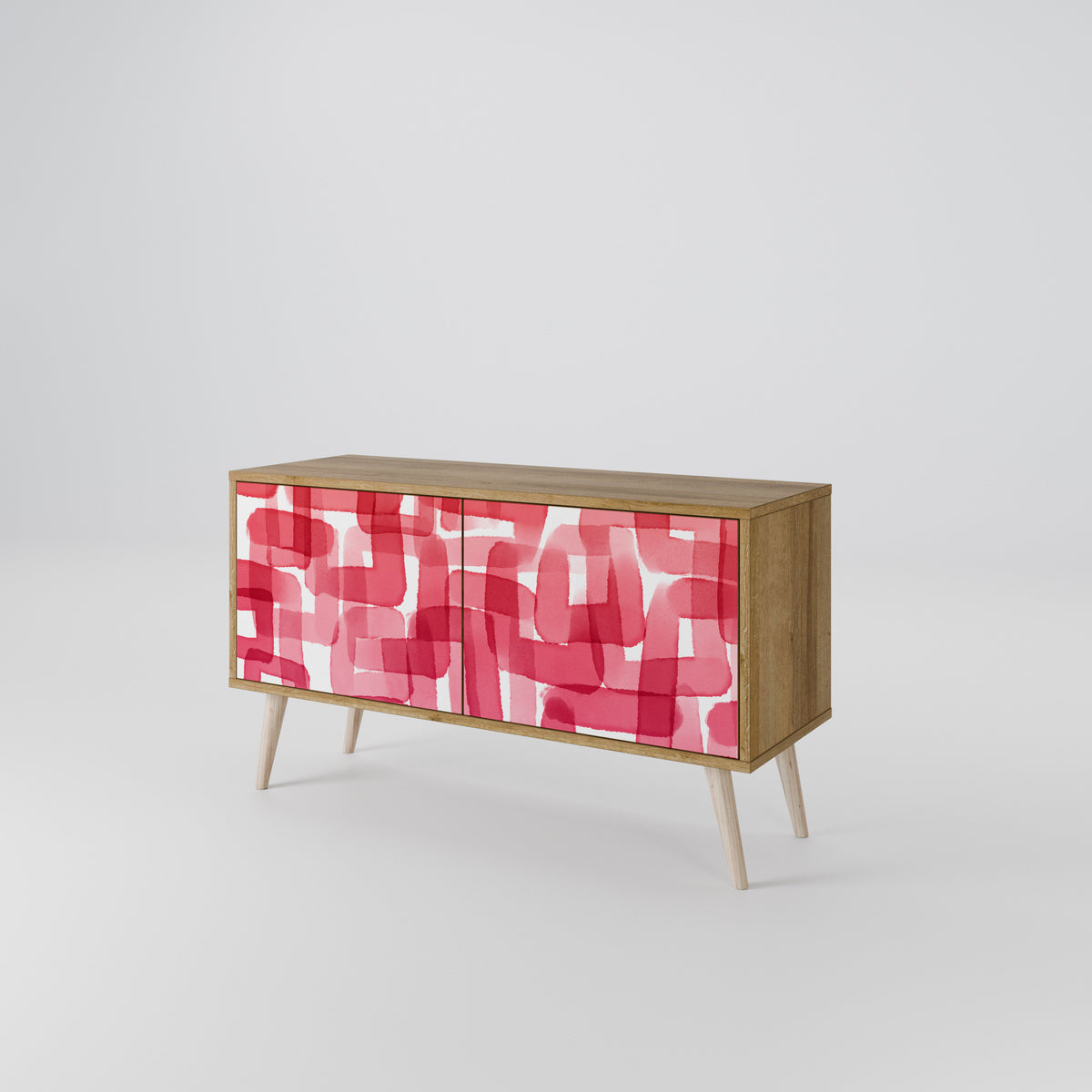KALEIDOSCOPIC CUBISM Mueble de TV Compacto de 2 puertas
