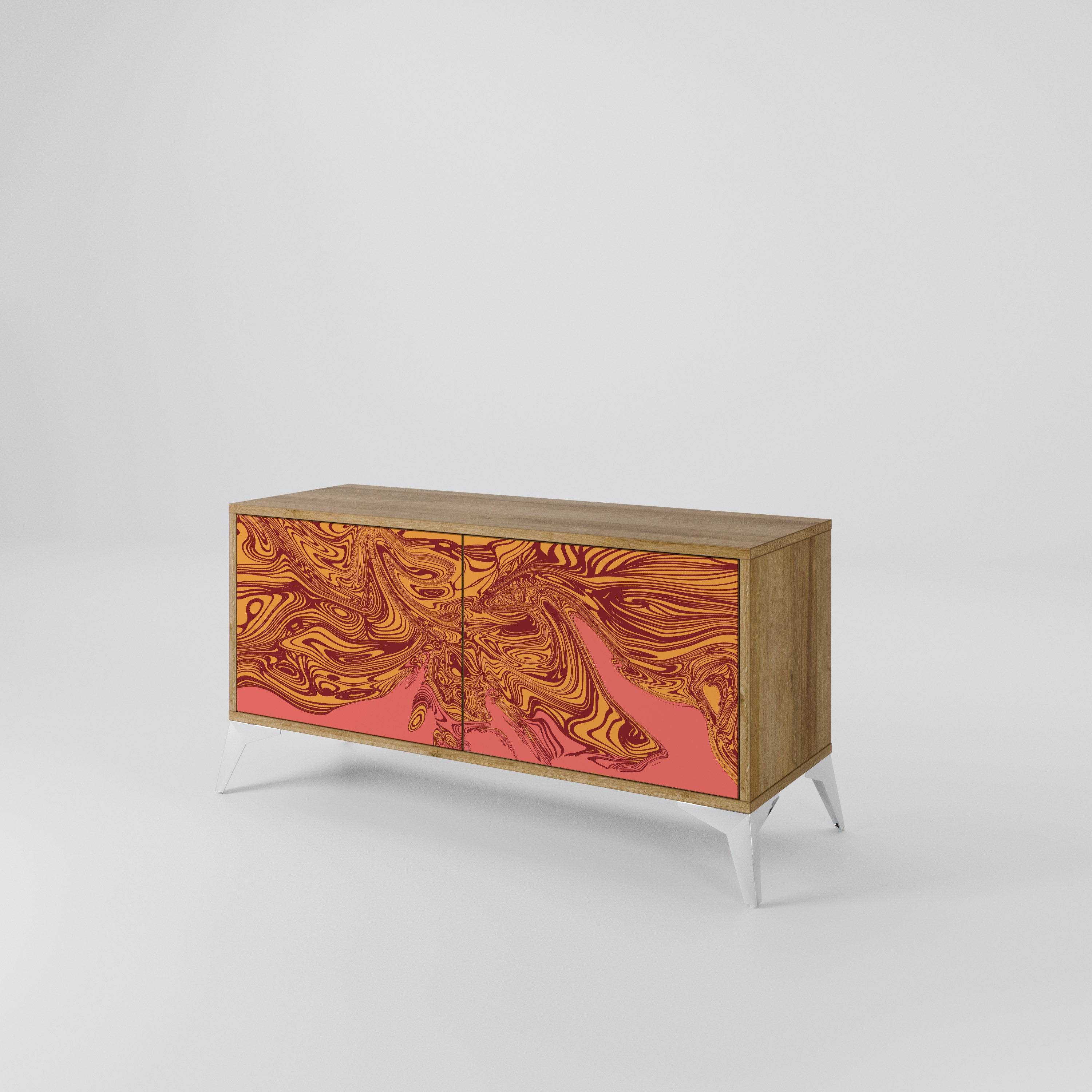 FLOATING THOUGHTS Mueble de TV Compacto de 2 puertas