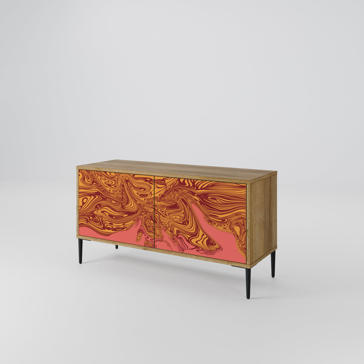 FLOATING THOUGHTS Mueble de TV Compacto de 2 puertas