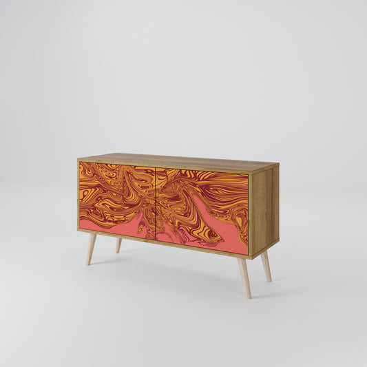 FLOATING THOUGHTS Mueble de TV Compacto de 2 puertas