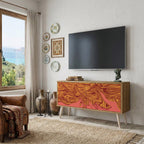 FLOATING THOUGHTS Mueble de TV Compacto de 2 puertas