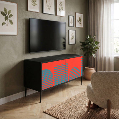 RISING GEOMETRY STARS Mueble de TV Compacto de 2 puertas