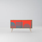 RISING GEOMETRY STARS Mueble de TV Compacto de 2 puertas
