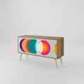 SYMPHONY OF COLORS Mueble de TV Compacto de 2 puertas