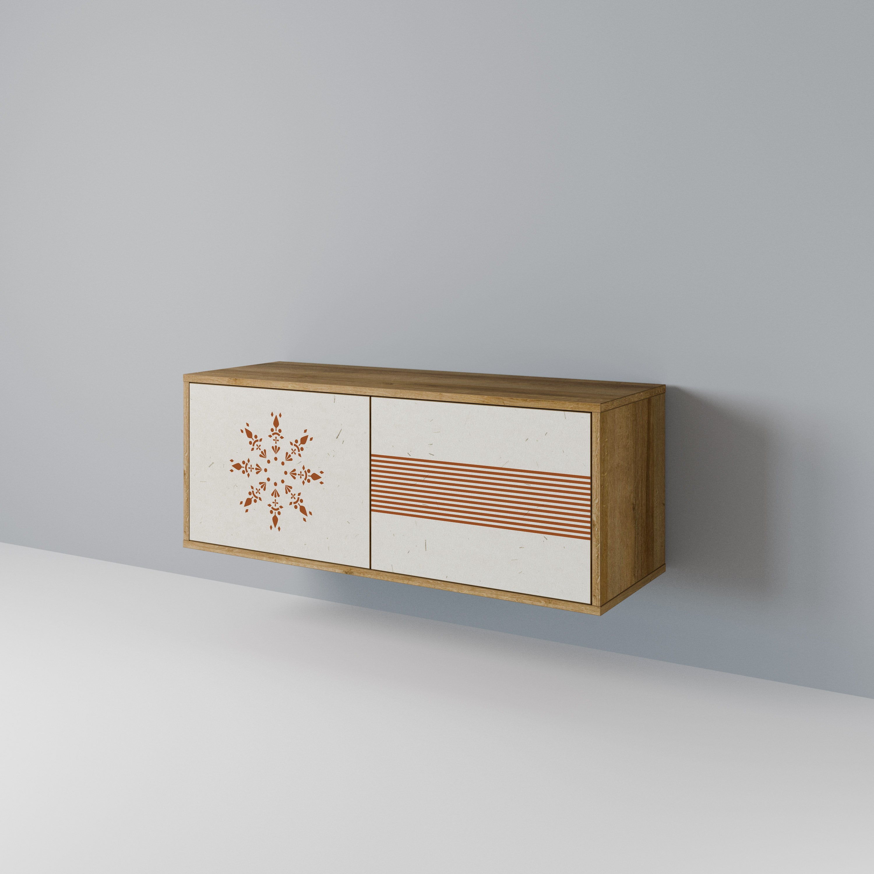 DAILY HARMONY Mueble de TV Compacto de 2 puertas