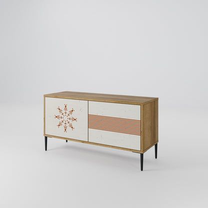 DAILY HARMONY Mueble de TV Compacto de 2 puertas