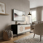 DAILY HARMONY Mueble de TV Compacto de 2 puertas