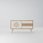 DAILY HARMONY Mueble de TV Compacto de 2 puertas