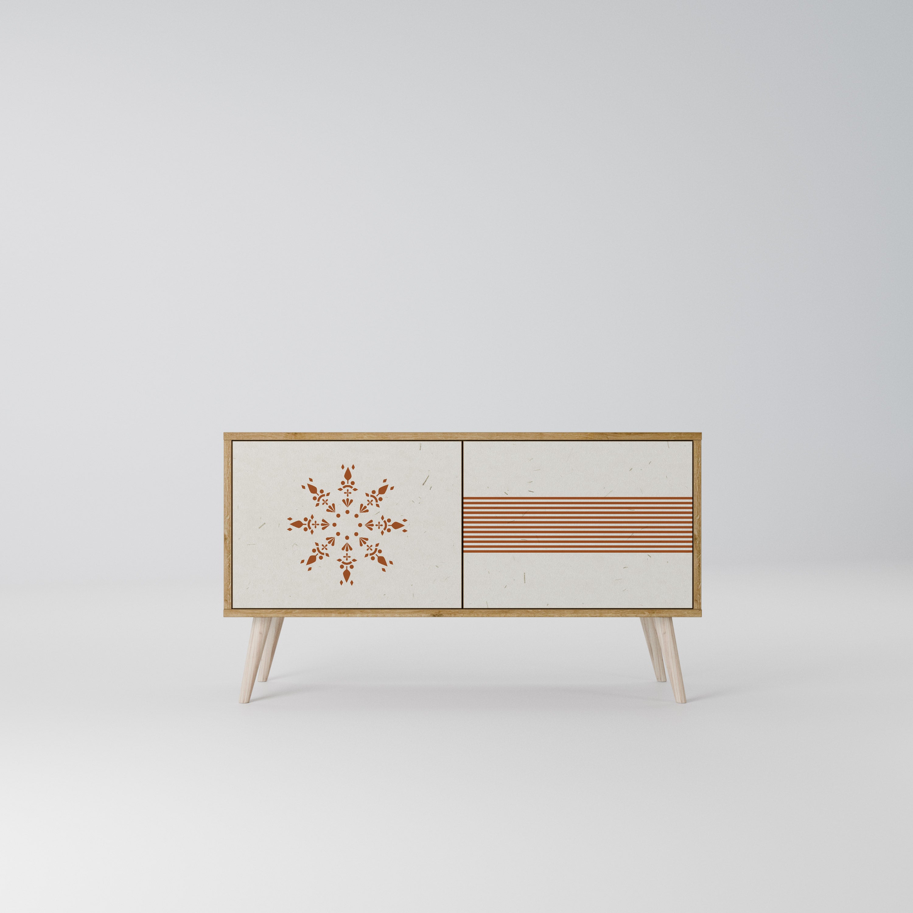 DAILY HARMONY Mueble de TV Compacto de 2 puertas