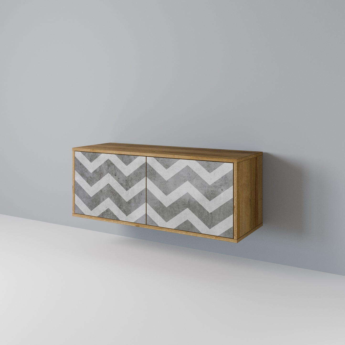 TOUGH ZIG ZAG Mueble de TV Compacto de 2 puertas