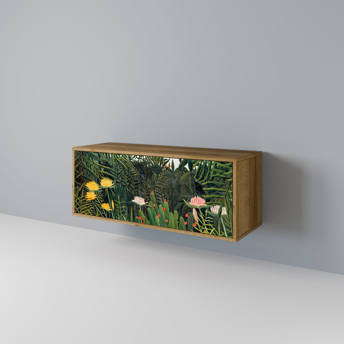 VIRGIN FOREST WITH SUNSET Mueble de TV Compacto de 2 puertas