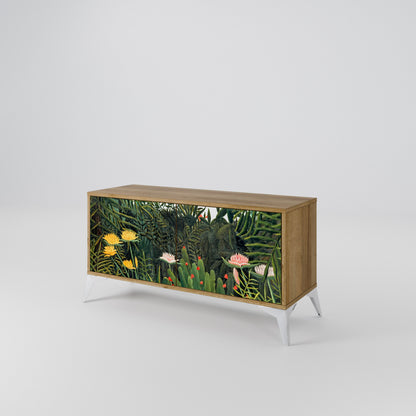 VIRGIN FOREST WITH SUNSET Mueble de TV Compacto de 2 puertas