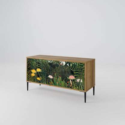 VIRGIN FOREST WITH SUNSET Mueble de TV Compacto de 2 puertas