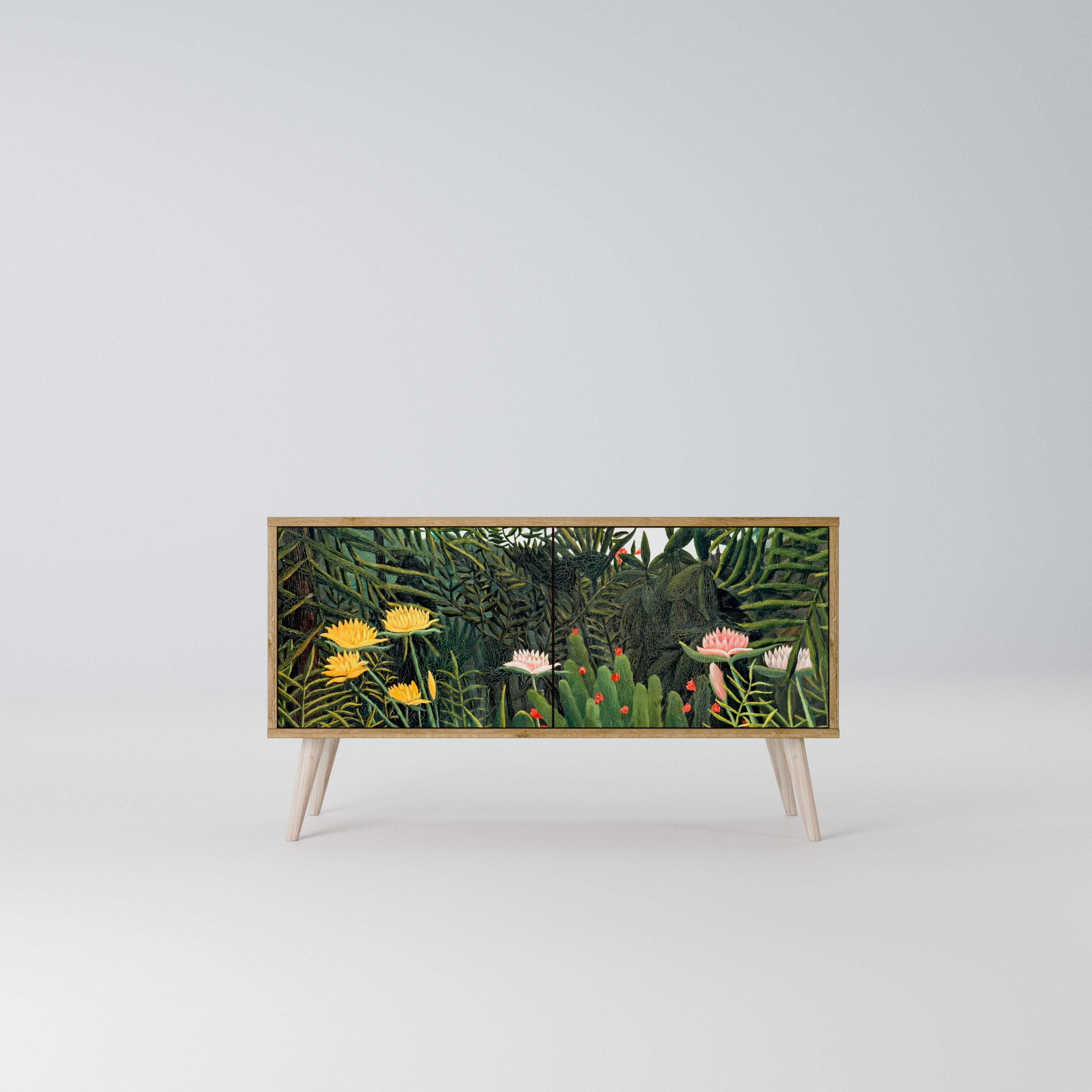 VIRGIN FOREST WITH SUNSET Mueble de TV Compacto de 2 puertas