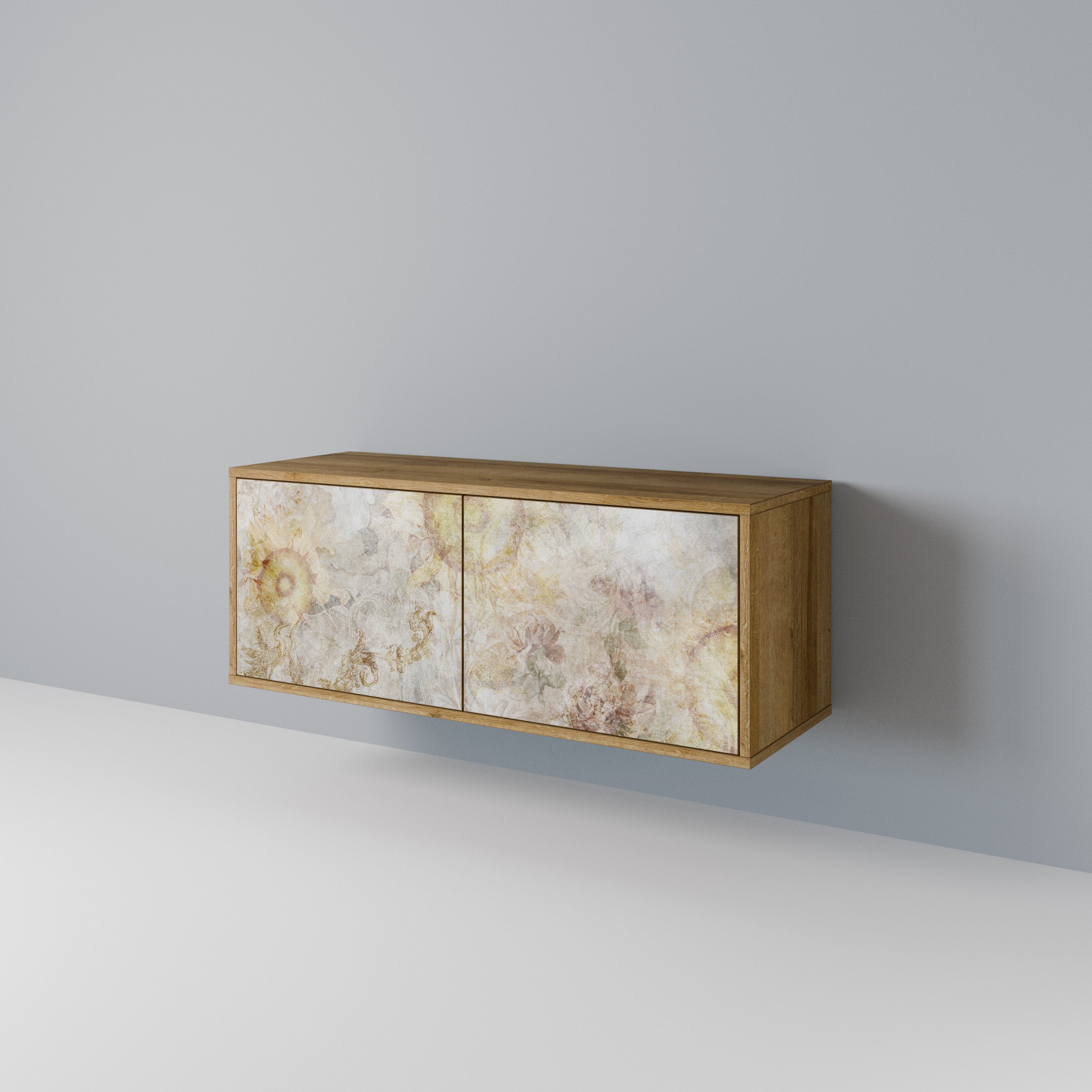 SUNFLOWER BLUR Mueble de TV Compacto de 2 puertas