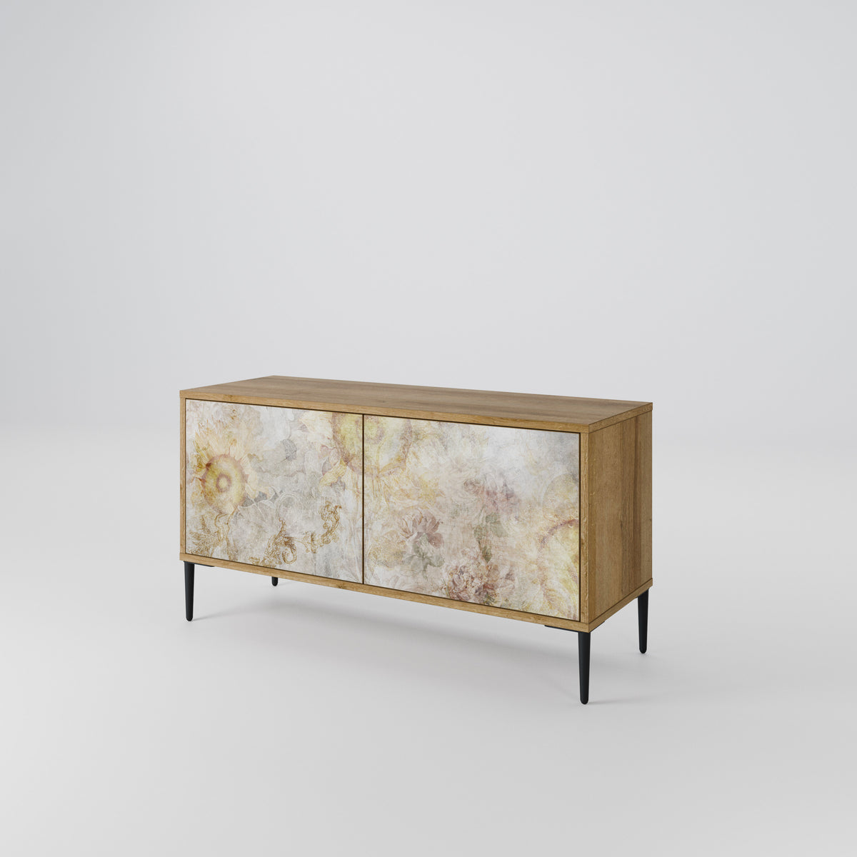 SUNFLOWER BLUR Mueble de TV Compacto de 2 puertas
