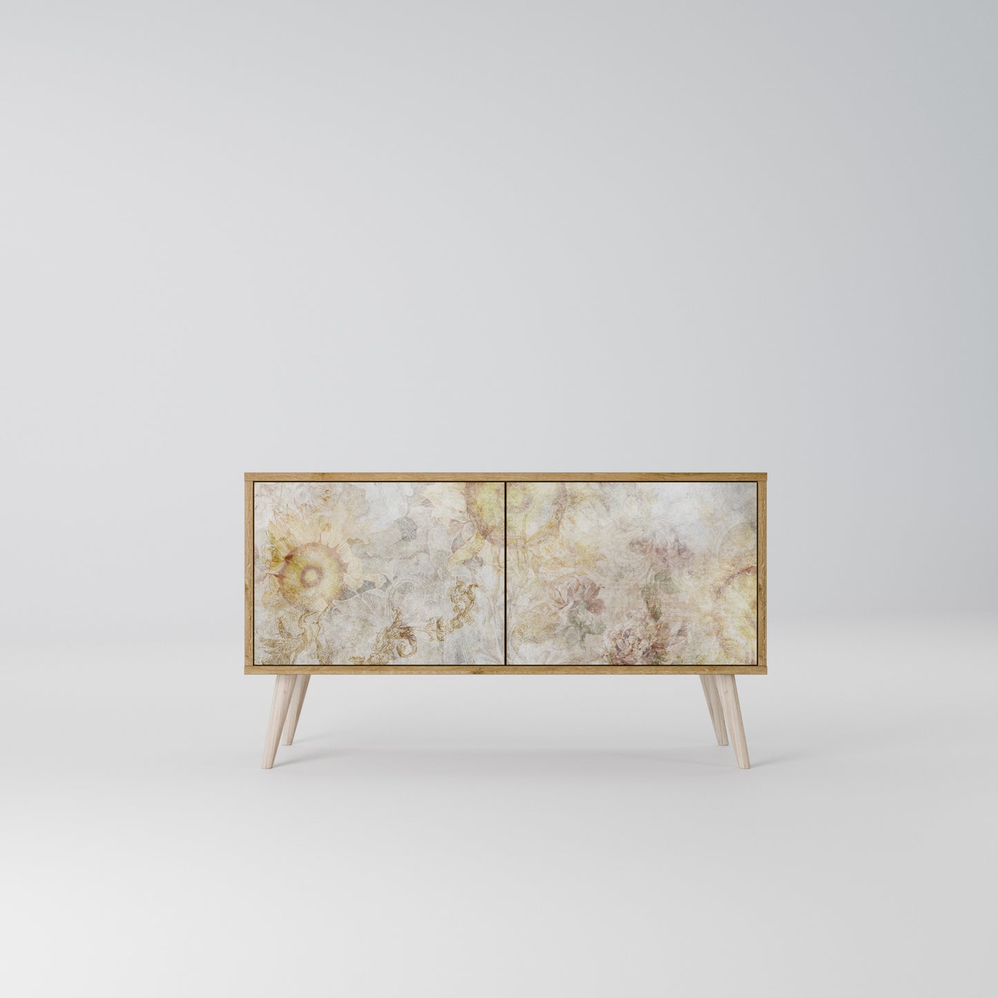 SUNFLOWER BLUR Mueble de TV Compacto de 2 puertas