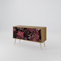 FLORAL WHISPER Mueble de TV Compacto de 2 puertas