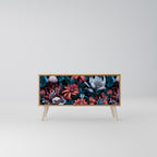ETHEREAL BLOSSOMS Mueble de TV Compacto de 2 puertas