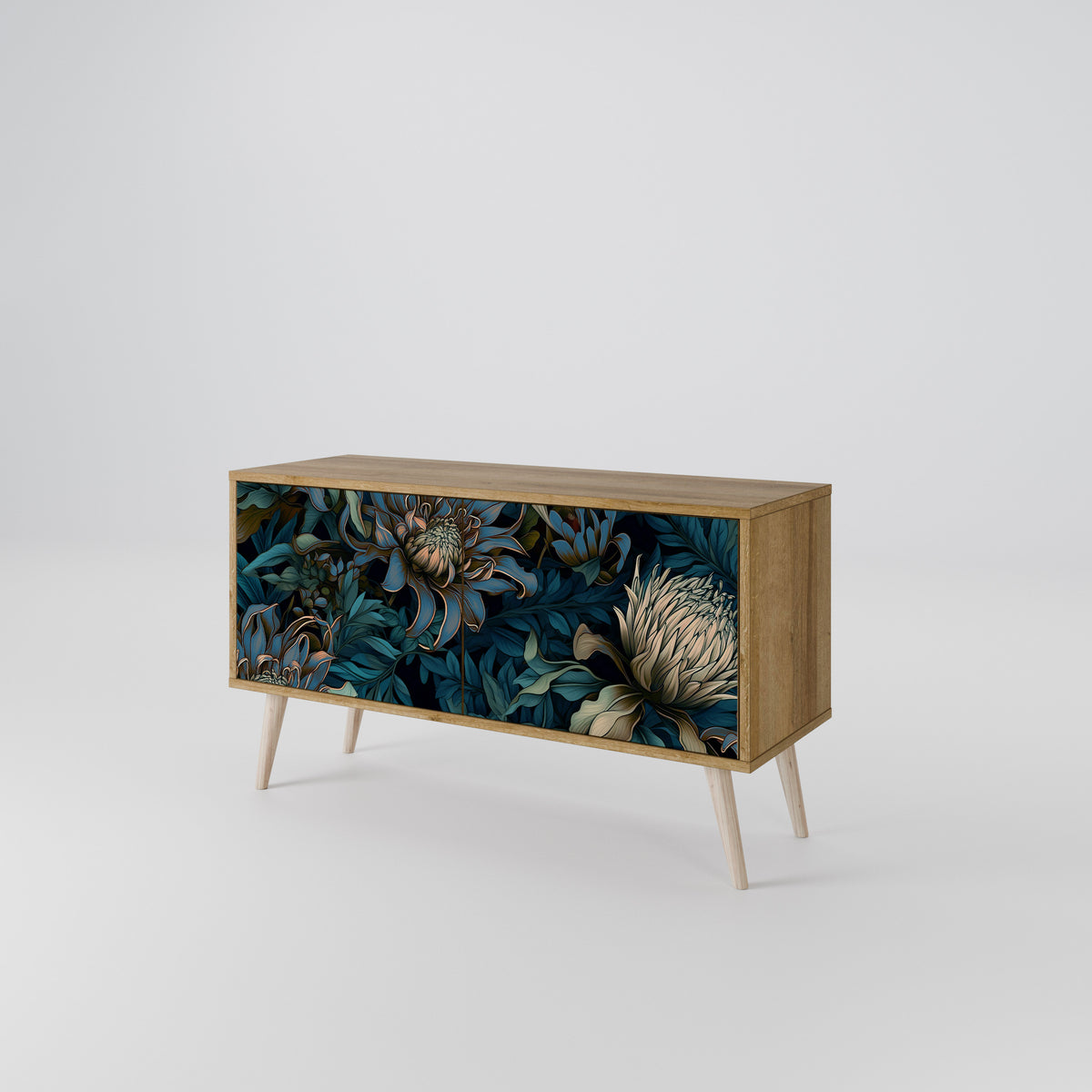 TWILIGHT BLOOM Mueble de TV Compacto de 2 puertas