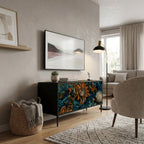 MORNING BLOOM Mueble de TV Compacto de 2 puertas