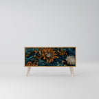 MORNING BLOOM Mueble de TV Compacto de 2 puertas