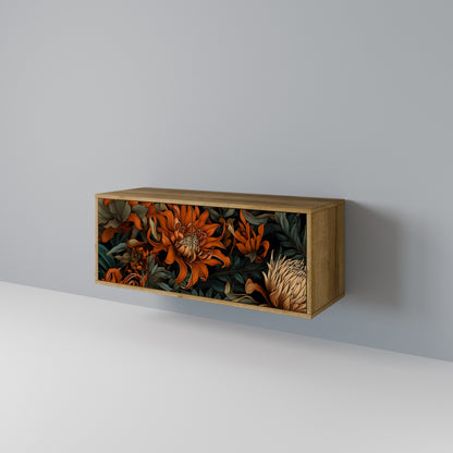 DAWN BLOOM Mueble de TV Compacto de 2 puertas