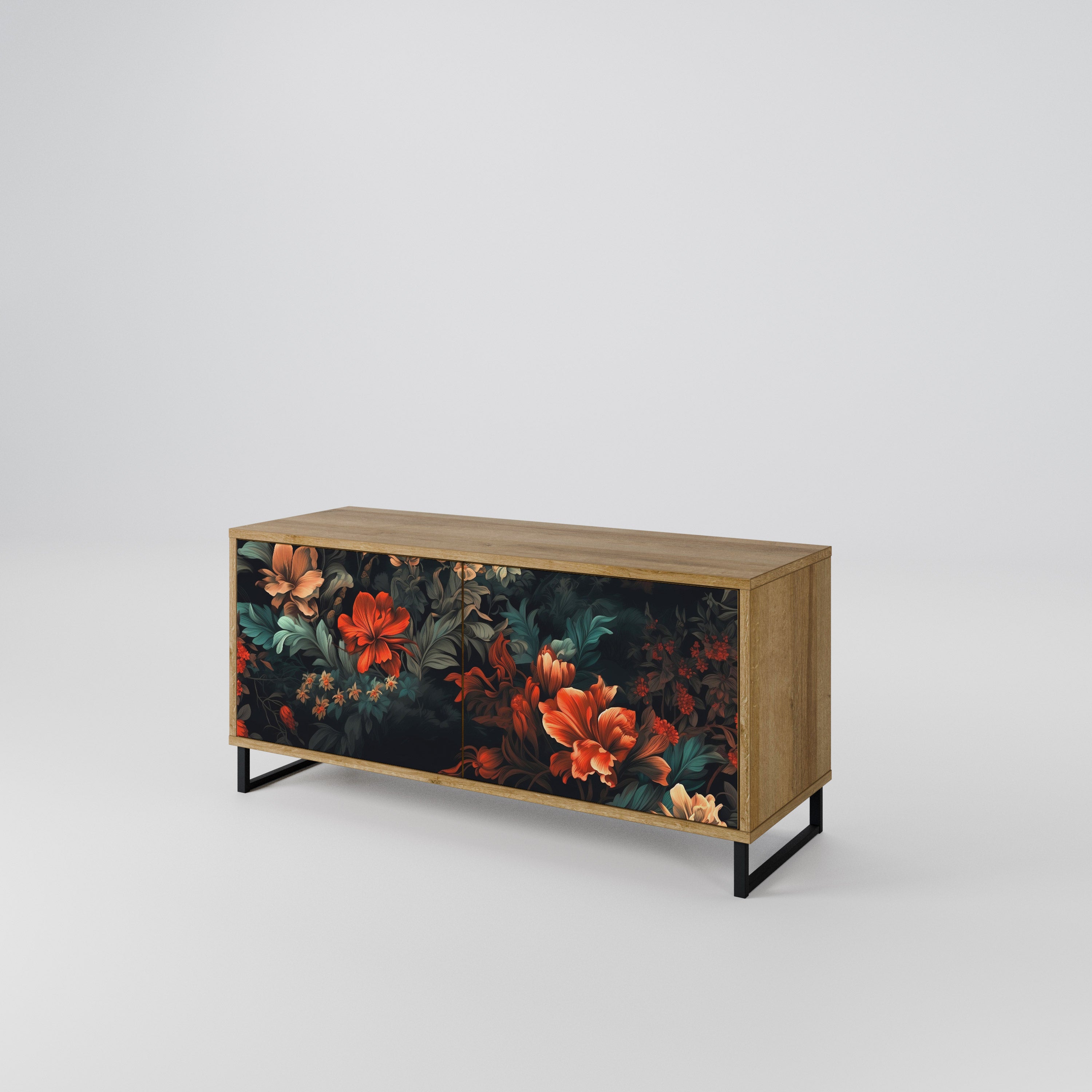 IMAGINARY BLOSSOM Mueble de TV Compacto de 2 puertas