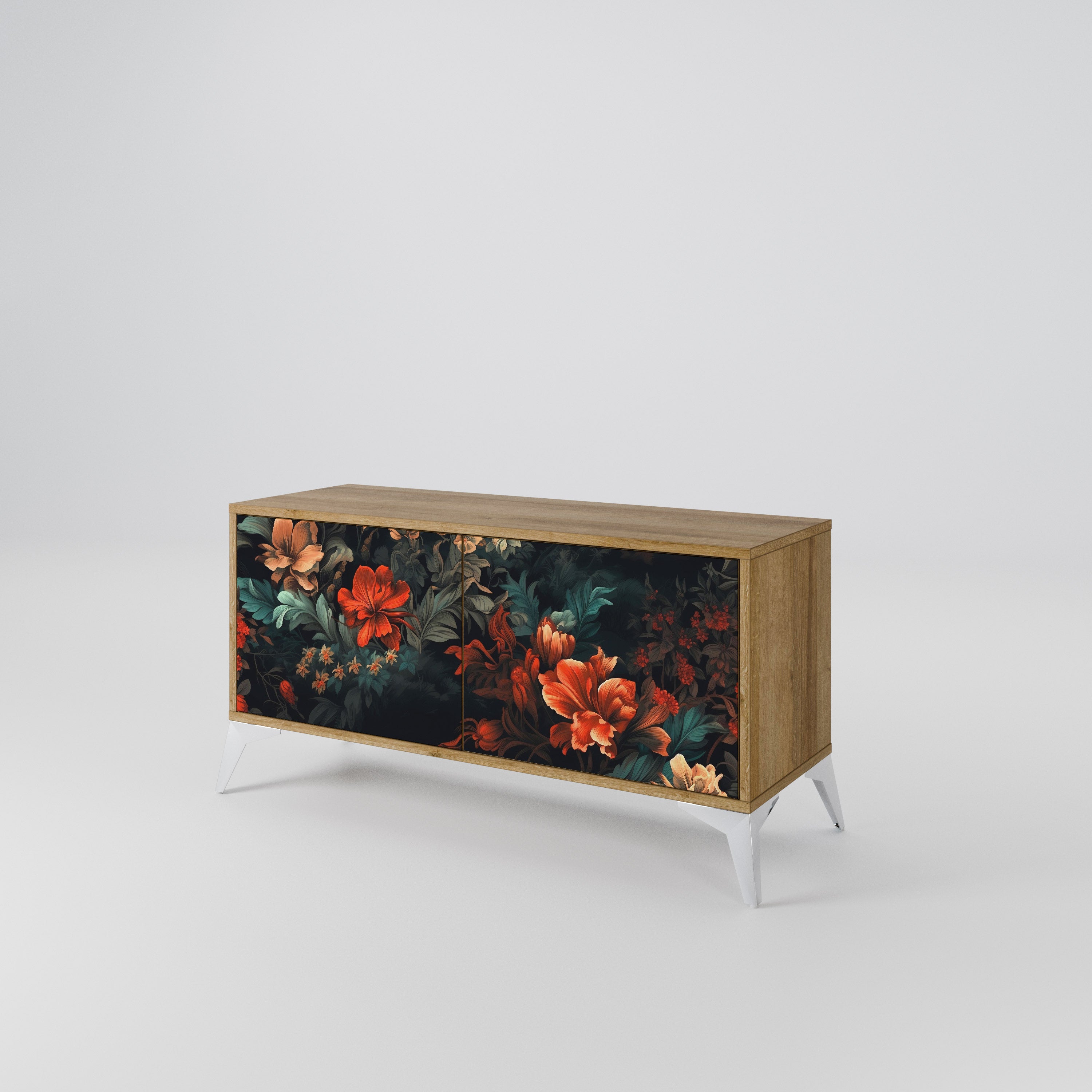 IMAGINARY BLOSSOM Mueble de TV Compacto de 2 puertas