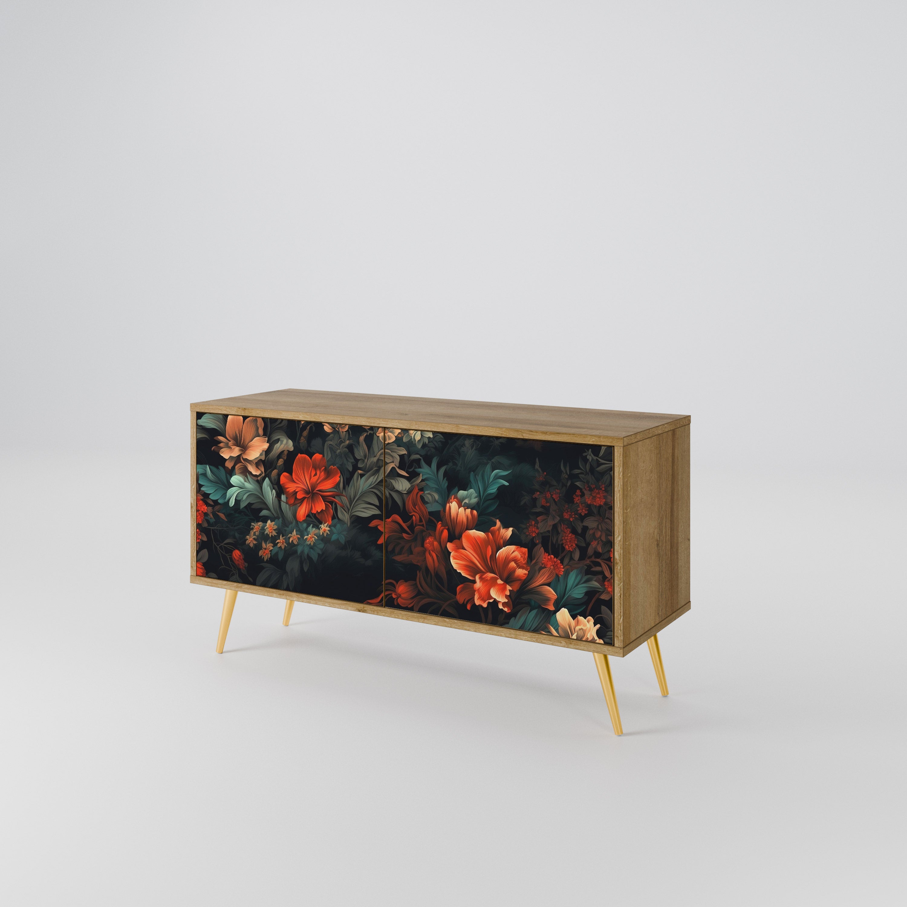 IMAGINARY BLOSSOM Mueble de TV Compacto de 2 puertas