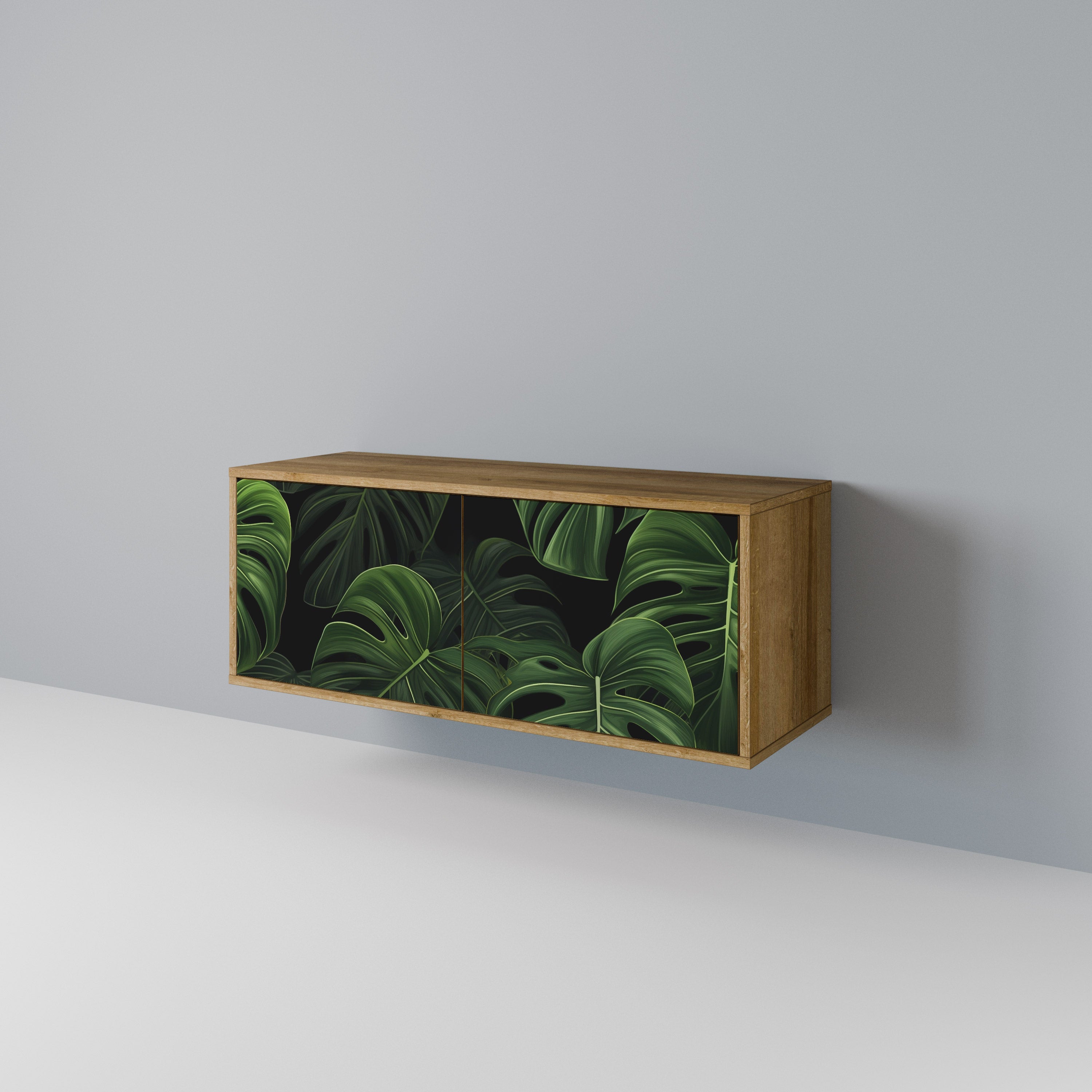 INFINITE MONSTERA Mueble de TV Compacto de 2 puertas