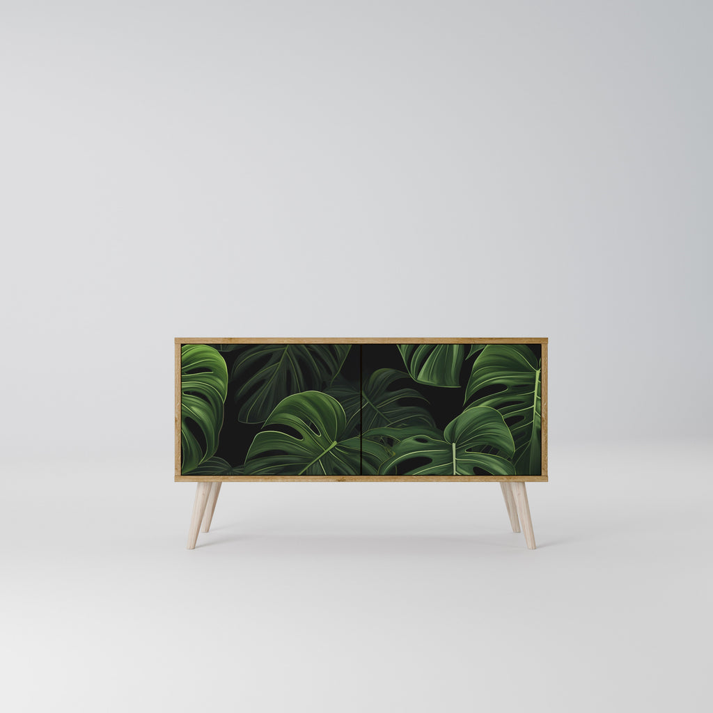 INFINITE MONSTERA Mueble de TV Compacto de 2 puertas
