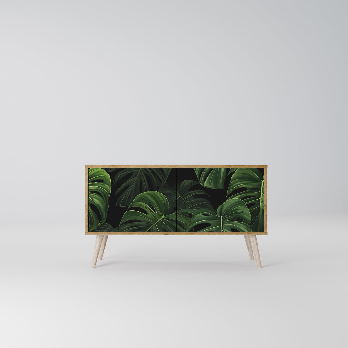 INFINITE MONSTERA Mueble de TV Compacto de 2 puertas