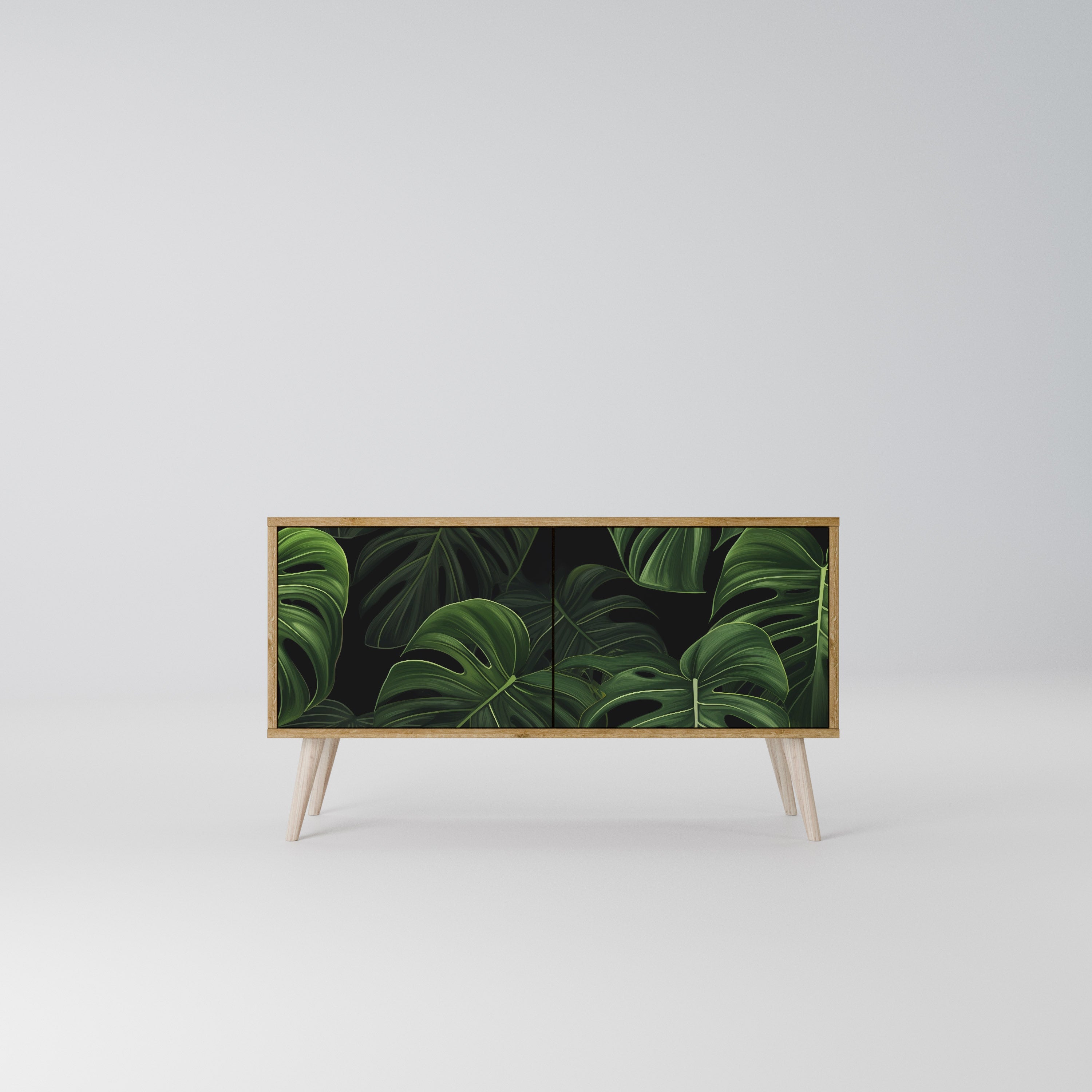 INFINITE MONSTERA Mueble de TV Compacto de 2 puertas