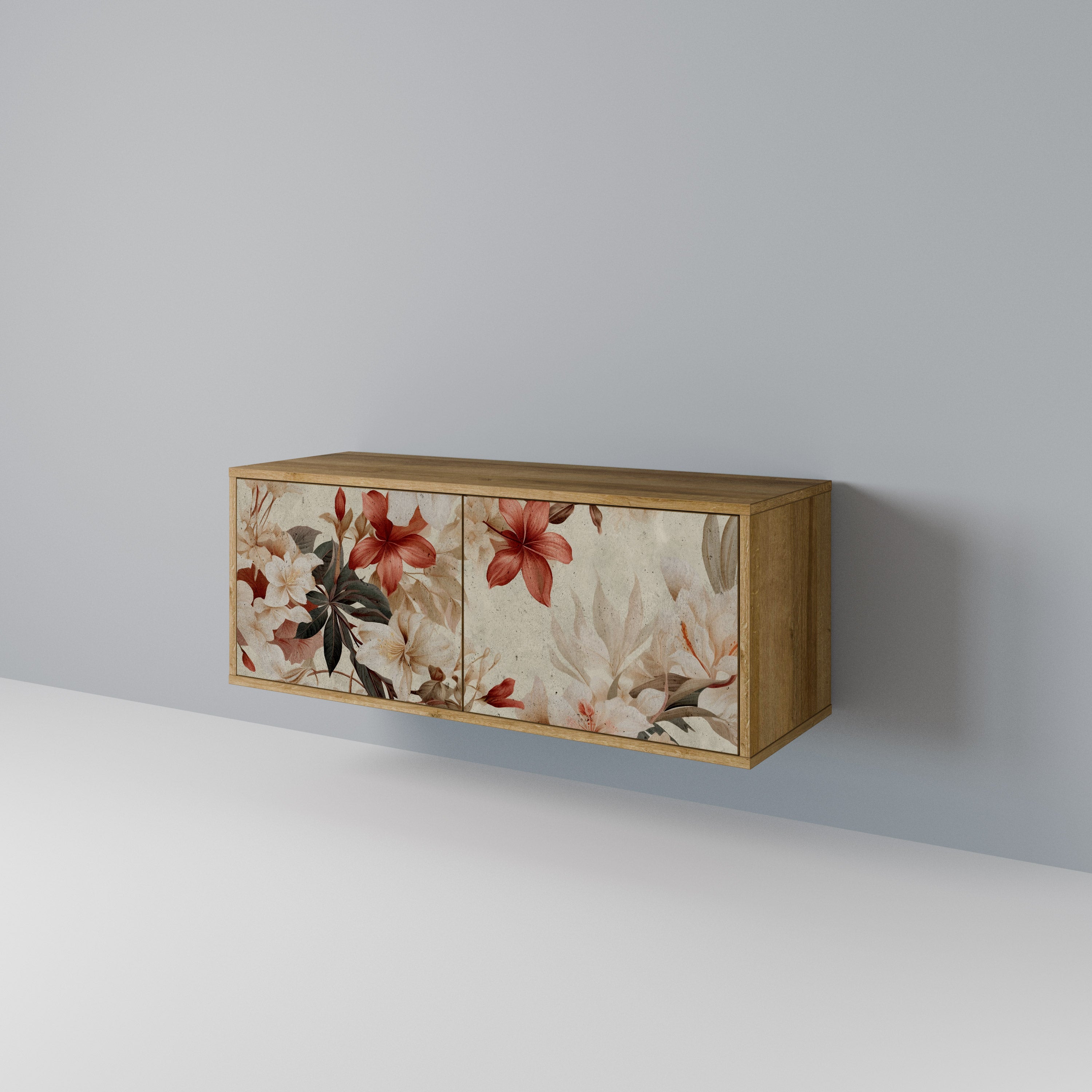 PETAL HARMONY Mueble de TV Compacto de 2 puertas